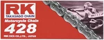 Rk 428 Standard Chain - 130 Links Natural Motorcycle Atv/utv Street Bike New. Price: $24.66.