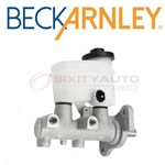 Beck Arnley 072-9578 Brake Master Cylinder Hydraulics Braking Stopping Xu New. Price: $157.65.