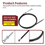 Rear Hand Park Brake Cable 4S2-F6341-00-00 45-4059 For Yamaha Grizzly 350 450 New. Price: $20.99.