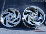 06-10 Suzuki Boulevard M109 109R VZR1800 Chrome Wheels Spoke ( Exchange) New. Price: $1295.00.