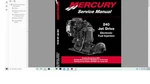 Mercury 240 Jet Drive Sea Rayder Bayliner Razz Boat Service Manual New. Price: $29.99.