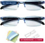 2 Pcs Focus Glasses, Self Adjusting Vision Anti-blue Automatic Smart New. Price: $15.62.