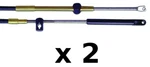 Pack 22 Ft Xtreme Control Cables Fits Mercury, Mariner, Mercruiser And Force New. Price: $190.06.