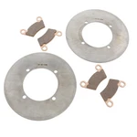 Rear Mudrat Brake Rotors And Pads 2009-2012 Polaris Ranger 500 4X4 Efi New. Price: $127.55.
