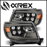 Alpharex Alpha-black Nova Led Projector Headlights Fit 05-11 Toyota Tacoma W/drl New. Price: $1195.00.
