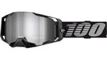 100% Armega Goggle - Black Silver Mirror New. Price: $109.00.