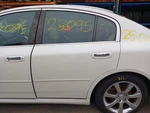 03-06 Infiniti G35 Sedan Rear Driver Left Door Shell WHITE/QX1 Oem H210AAL5AA Used. Price: $224.99.