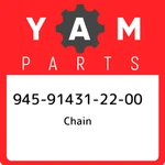 945-91431-22-00 Yamaha Chain 945914312200, New Genuine Oem Part. Price: $67.03.