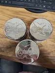 Procomp Wheels PCW100X Chrome Xtreme Push Thru Cap - Set Of (used) 3.3" Id. Price: $20.00.