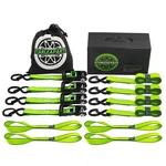 Motorcycle Tie Down Strap (4PK) - 2,100LB Break Strength Premium 15FT Ratchet... New. Price: $41.92.