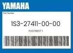 Yamaha Genuine Footrest 1S3-27411-00-00 New. Price: $56.72.
