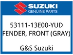 Suzuki Oem Part 53111-13E00-YUD Fender,front (gray) New. Price: $148.73.