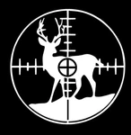 Deer Hunting Decal Cross Hair Gun Sight Buck Vinyl Car Window Sticker X 2 New. Price: $9.99.