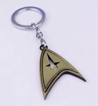 Star Trek Next Generation Metal Logo Insignia Command Key Chain Ring - Gold New. Price: $12.95.