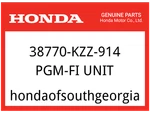 Honda Oem Part 38770-KZZ-914 Pgm-fi Unit New. Price: $237.05.