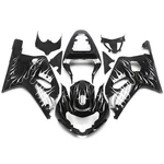 Black White Flame Fairings Kit For 2000-2003 Suzuki GSXR600 GSXR750 K1 Bodywork New. Price: $337.95.