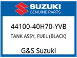 Suzuki Oem Part 44100-40H70-YVB Tank Assy, Fuel (black) New. Price: $1249.08.