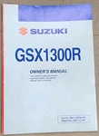 Suzuki GSX1300R Owners Manaul New. Price: $10.00.