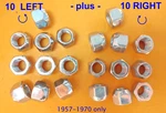 Pc. 1/2"-20 Lug Nut Mopar Dodge Chrysler Plymouth 57-70 3/4" Hex New. Price: $35.71.