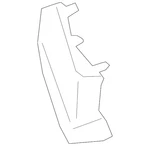 Genuine Mazda Bumper Cover Spacer Panel BDHW-50-C11 New. Price: $63.34.