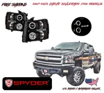2007-2013 Chevrolet Silverado 1500 Projector Halo Beam Headlight Assembly Spyder New. Price: $298.06.