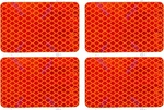 All Star Truck Parts Amber/red 2X3 Rectangle High Visibility Reflective... New. Price: $21.54.