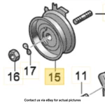 2012 Vw Jetta Timing Belt Tensioner Pulley Used Oem 06A109479F. Price: $94.99.