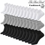 3-12 Pairs Mens Plain Solid Cotton Sports Ankle Athletic Socks Low Cut Size 9-13 New. Price: $17.88.