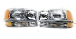 For 99-06 Gmc Sierra/yukon Oe Style Lens Chrome Amber Corner Signal Headlight New. Price: $55.00.