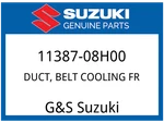 Suzuki Oem Part 11387-08H00 Duct,belt Clg Fr New. Price: $60.17.