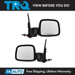 Trq Folding Textured Power Mirrors Left & Right Pair For 02-07 Jeep Liberty Suv New. Price: $84.95.