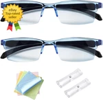 2 Pcs Focus Glasses Self Adjusting Vision Anti-blue Automatic Zoom New. Price: $12.70.