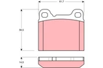 Allied Nippon PAD119 Brake Set Of Four (X4) Alfa Romeo Audi Bedford Bmw New. Price: $13.43.