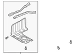 Genuine Hyundai Splash Shield 29120-2T000 New. Price: $169.16.