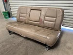 Used 02 F350 Crew Cab Rear Tan Leather Seat Shipped Super Duty Lariat 29822. Price: $899.90.