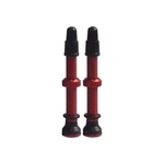New Evo Tubeless Valves Presta 44MM Red Pair. Price: $15.19.