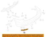 Subaru Oem 09-18 Forester Rear Bumper Components-reflector 84281SC010 New. Price: $14.57.