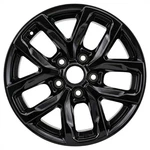 Jeep Wrangler Wheel " 17X7.5 2024-2026 Black Rim 04755591AA Oem Factory Used. Price: $225.07.
