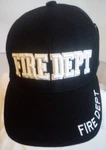 Fire Dept Black Adjustable 6 Panel Curved Bill Adults Hat Cap New. Price: $10.89.