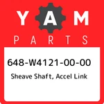 648-W4121-00-00 Yamaha Sheave Shaft, Accel Link 648W41210000, New Genuine Oem Pa. Price: $38.54.