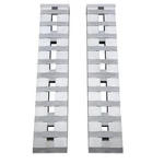 Labwork 60''X12'' Aluminum Ramps 6500LBS Car Trailer Truck Hook End Pair New. Price: $184.11.