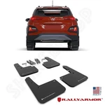 Rally Armor Ur Black Mud Flaps W/ Silver Logo Fit 2018-2023 Hyundai Kona New. Price: $183.75.