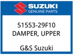 Suzuki Oem Part 51553-29F10 Damper Headlamp Bracket Upper New. Price: $10.04.