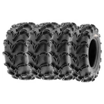 Sunf Atv Tires 25X8-12 25X11-10 V-shape Muddy 6 Pr A050 Bundle New. Price: $384.96.