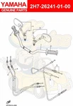 Yamaha Grip Lh 2H7-26241-01-00 Oem New. Price: $19.00.