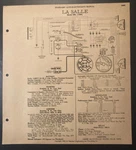1929 Lasalle Model 328 Marmon 68 Auto Electrical Schematic Used. Price: $19.96.