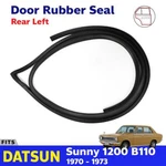 Clearance Door Rubber Weatherstrip Seal Rear Lh Fits Datsun 1200 Sunny B110 4D New. Price: $75.99.