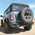 Trailfx Bronco Rear Bumper With D-rings Steel Black 2021-2023 Ford New. Price: $909.95.