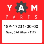 18P-17231-00-00 Yamaha Gear, 3RD Wheel (31T) 18P172310000, New Genuine Oem Part. Price: $85.83.