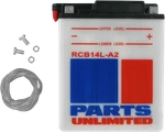 Parts Unlimited Battery Fits YB14L-A2 CB14L-A2 New. Price: $73.95.